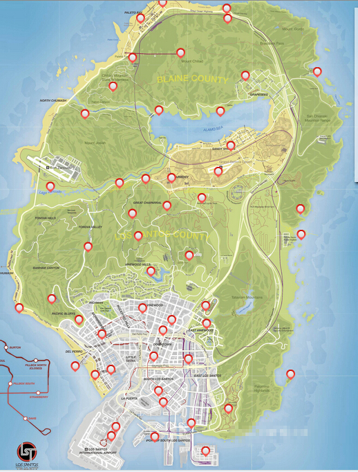 gta5富兰克林地图图片