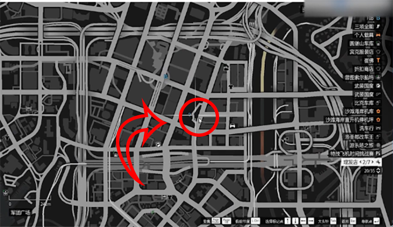 Gta5军团广场在哪 Gta5军团广场的位置图 斗蟹问答