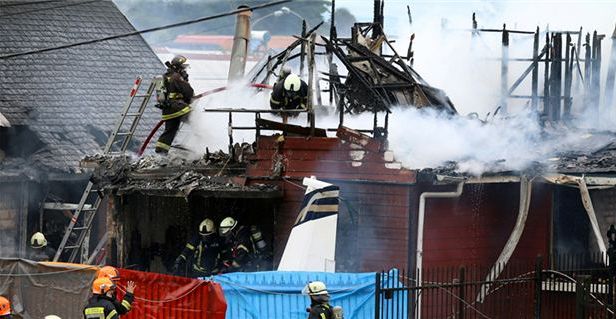智利小型飞机坠毁造成的后果一览