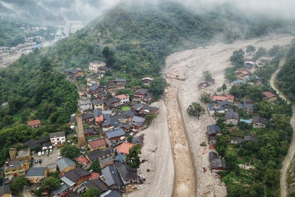 汶川航拍画面令人揪心，暴雨已致8人遇难23人失联